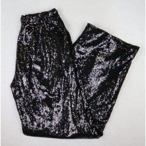 NYC Black and Silver Sequin Pants